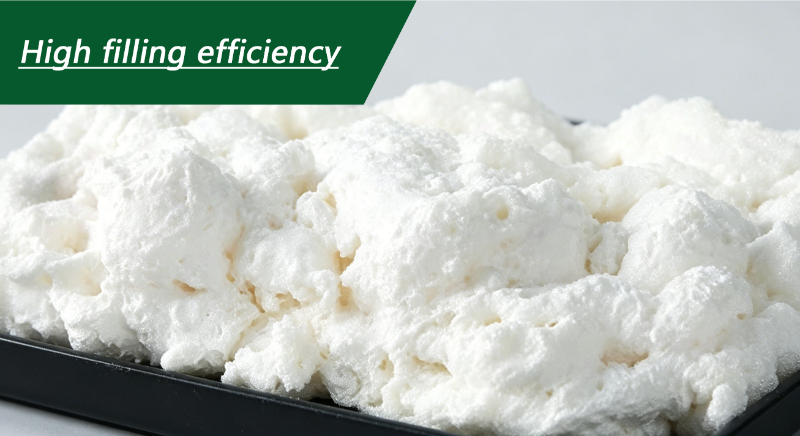 High filling efficiency