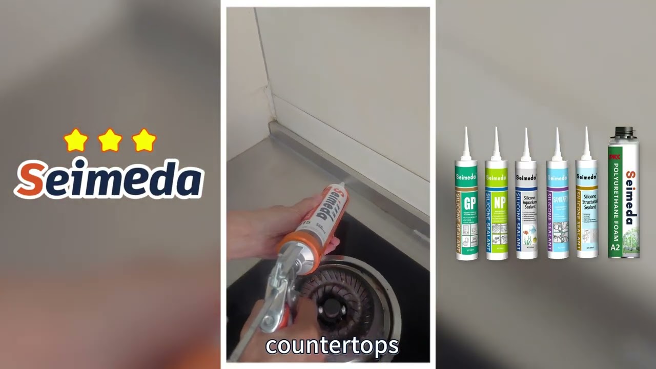 Kitchen and bathroom silicone sealant