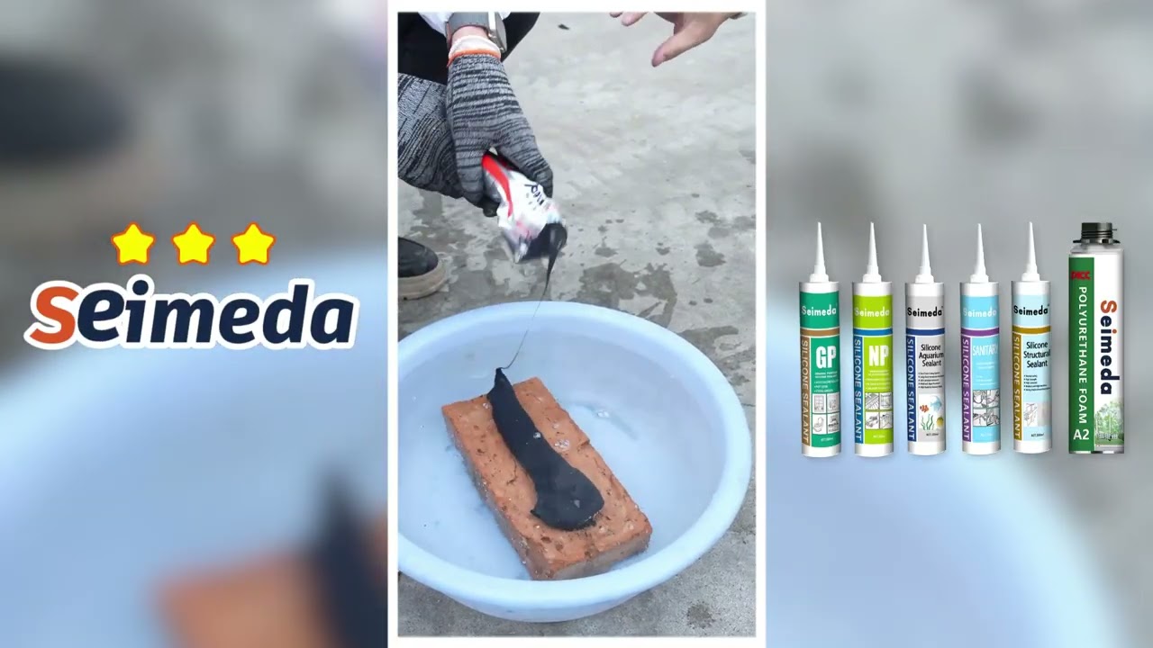 Silicone sealant under water seal